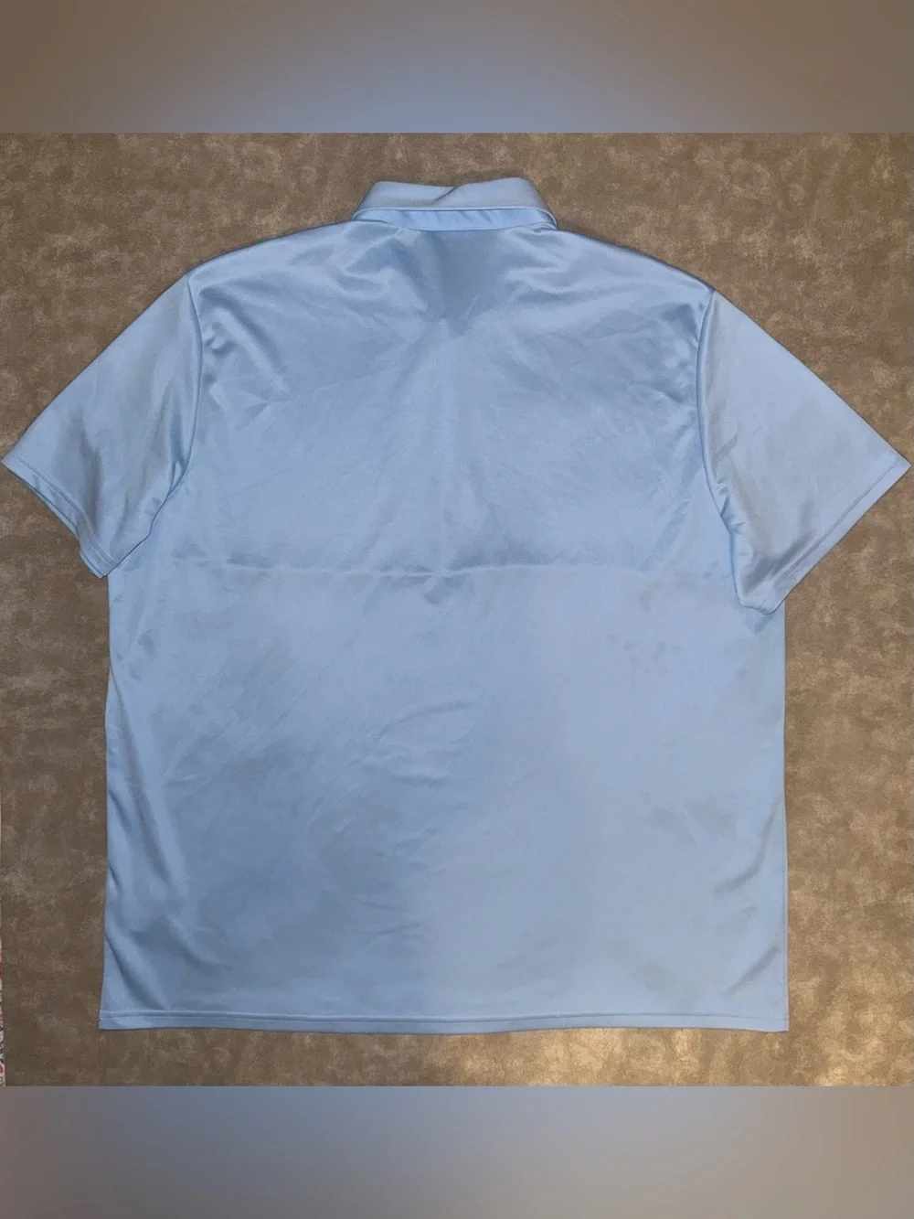 Adidas Golf Performance Polo Shirt Light Blue 2XL